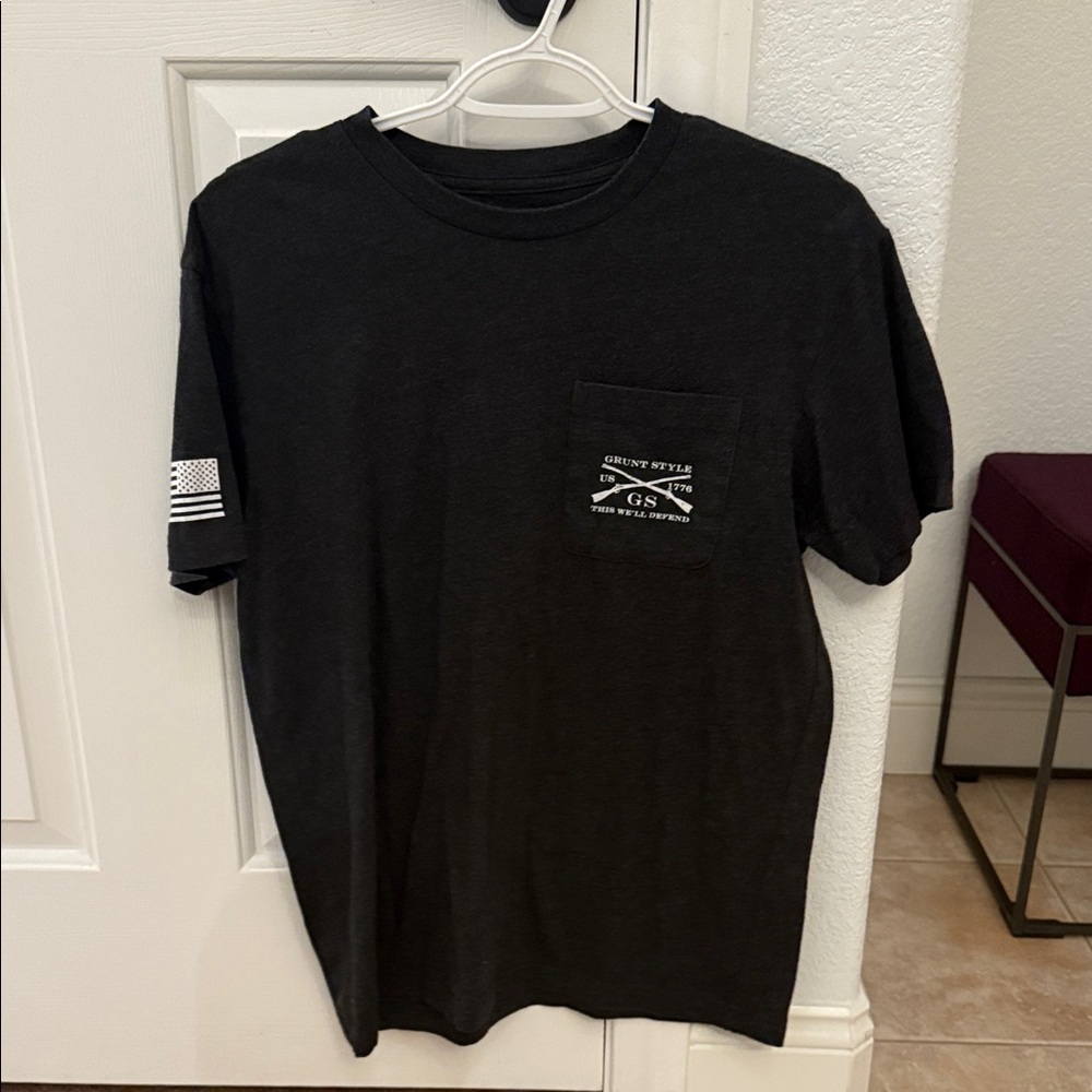 Grunt Style Charcoal Graphic Tee
